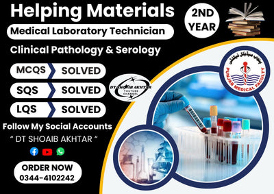 2nd Year Medical Lab Technician – Helping Material (Punjab Medical Faculty – PMF)