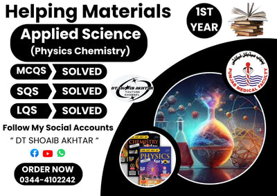 1st Year Radiology & Imaging Technology – Helping Material (Punjab Medical Faculty – PMF)