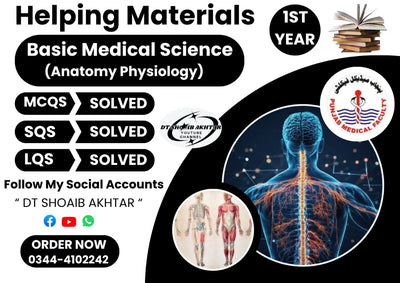 1st Year Physiotherapy Technician – Helping Material (Punjab Medical Faculty – PMF)