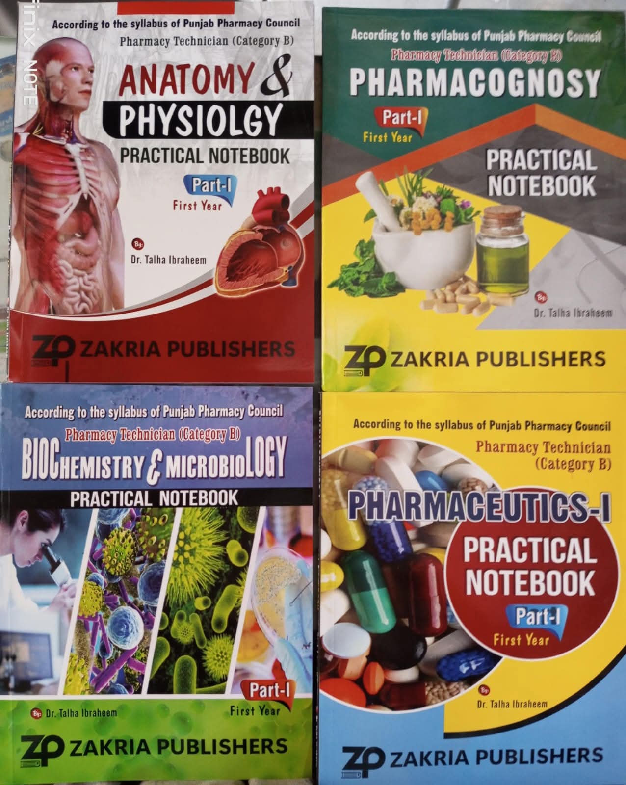 Practical Notebook – Pharmacy Technician 1st Year