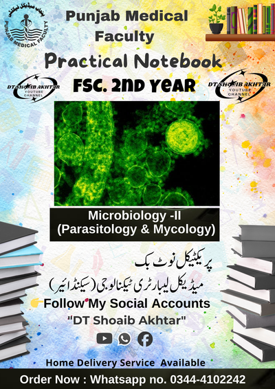 MLT 2nd Year Practical Notebook – PMF Approved